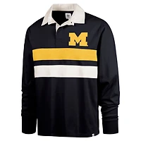 '47 Michigan Wolverines Clubhouse Knox Thames Long Sleeve Rugby Polo