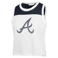 '47 Navy Atlanta Braves Plus Waist Length Muscle Tank Top