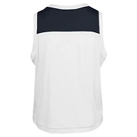 '47 Navy Atlanta Braves Plus Waist Length Muscle Tank Top