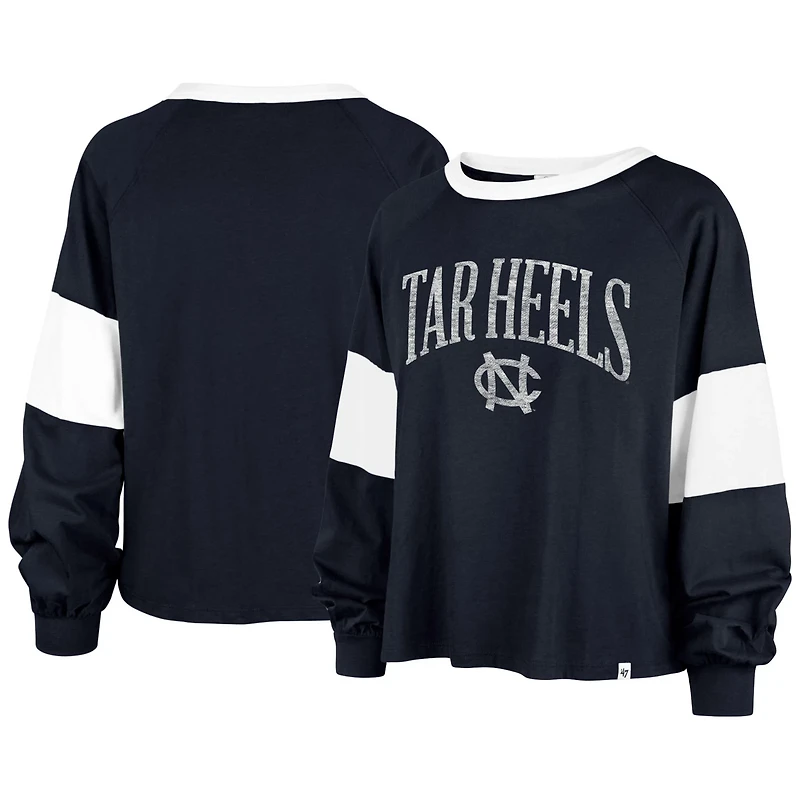 '47 North Carolina Tar Heels Upside Rhea Raglan Long Sleeve T-Shirt
