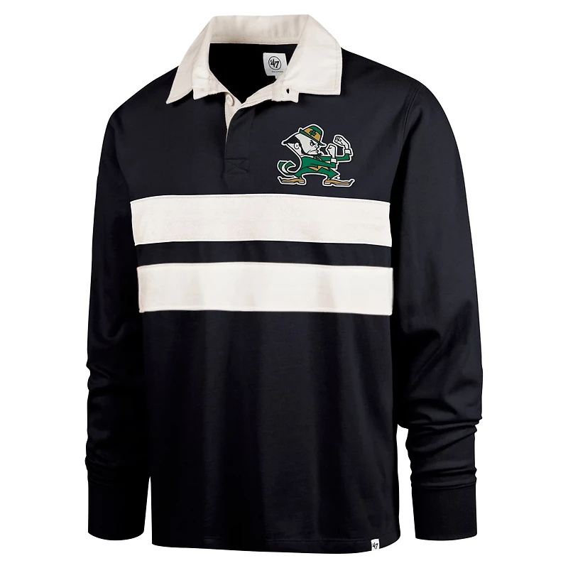 '47 Notre Dame Fighting Irish Clubhouse Knox Thames Long Sleeve Rugby Polo