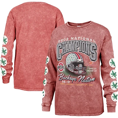 '47 Ohio State Buckeyes Vintage Tubular Boyfriend Long Sleeve T-Shirt