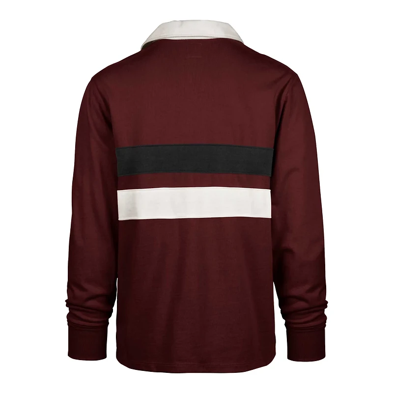 '47 Oklahoma Sooners Clubhouse Knox Thames Long Sleeve Rugby Polo