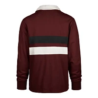 '47 Oklahoma Sooners Clubhouse Knox Thames Long Sleeve Rugby Polo