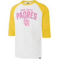 '47 San Diego Padres City Connect Crescent Franklin Raglan 3/4-Sleeve T-Shirt