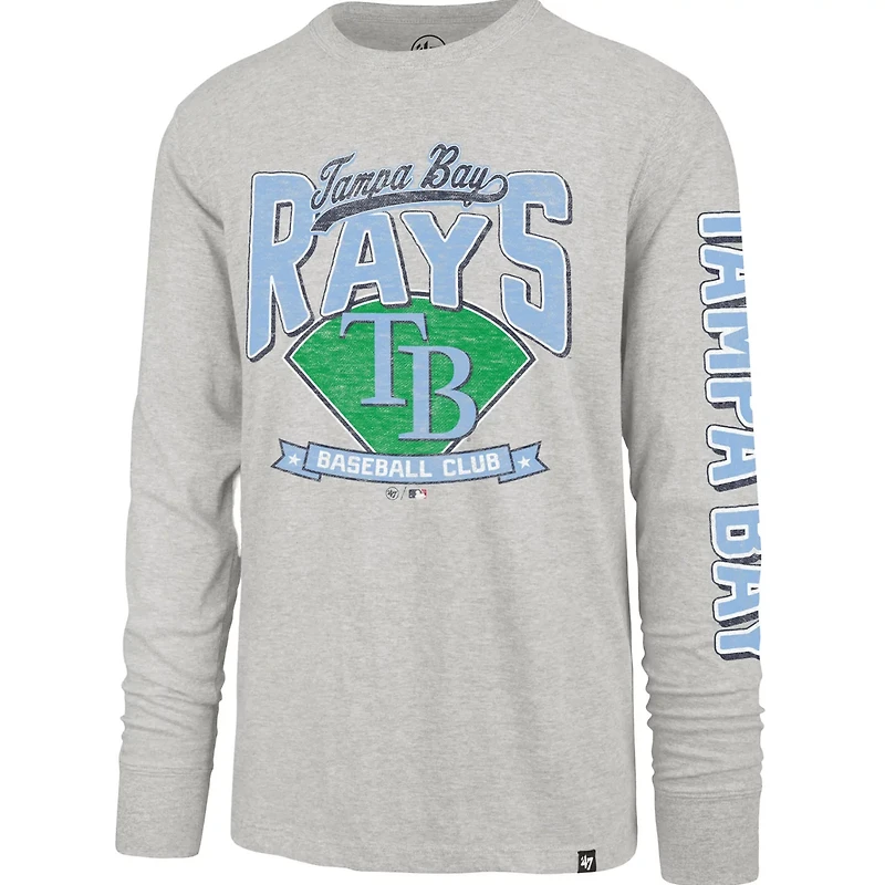 '47 Tampa Bay Rays Fair Ball Franklin Long Sleeve T-Shirt