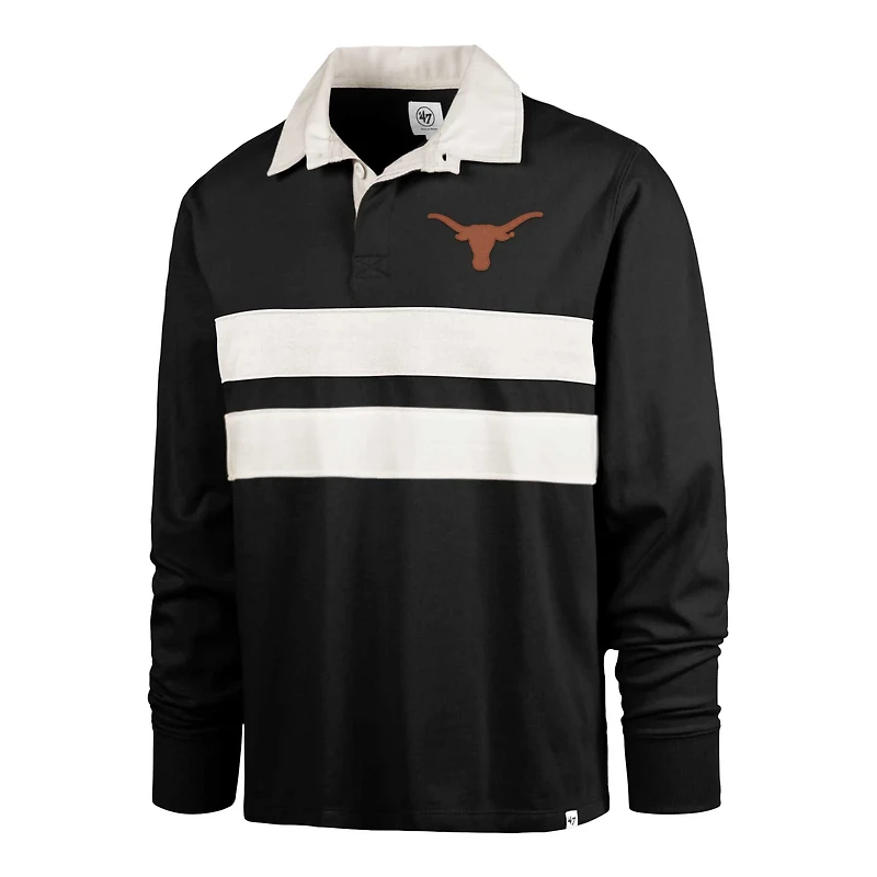 '47 Texas Longhorns Clubhouse Knox Thames Long Sleeve Rugby Polo
