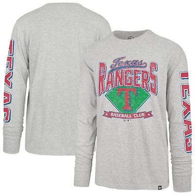 '47 Texas Rangers Big  Tall Distressed Franklin Long Sleeve T-Shirt