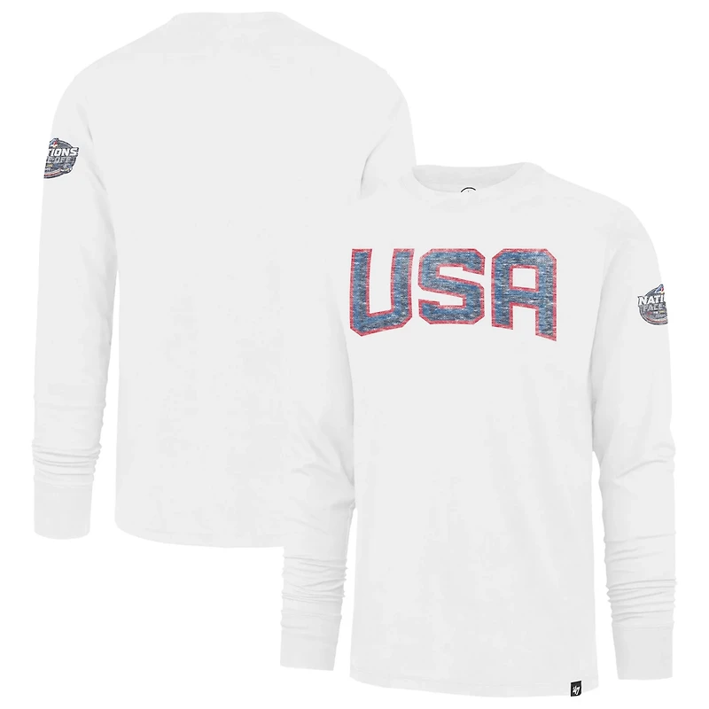 '47 USA 2025 4 Nations Face-Off Franklin Long Sleeve T-Shirt