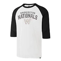 '47 Washington Nationals City Connect Crescent Franklin Raglan 3/4-Sleeve T-Shirt