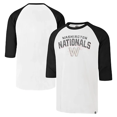 '47 Washington Nationals City Connect Crescent Franklin Raglan 3/4-Sleeve T-Shirt