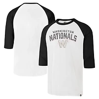 '47 Washington Nationals City Connect Crescent Franklin Raglan 3/4-Sleeve T-Shirt
