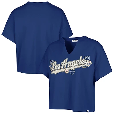 '47 x Stoney Clover Lane Los Angeles Dodgers Oversized Notch Neck T-Shirt