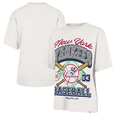 '47 x Stoney Clover Lane New York Yankees Crossover Base Foundation T-Shirt