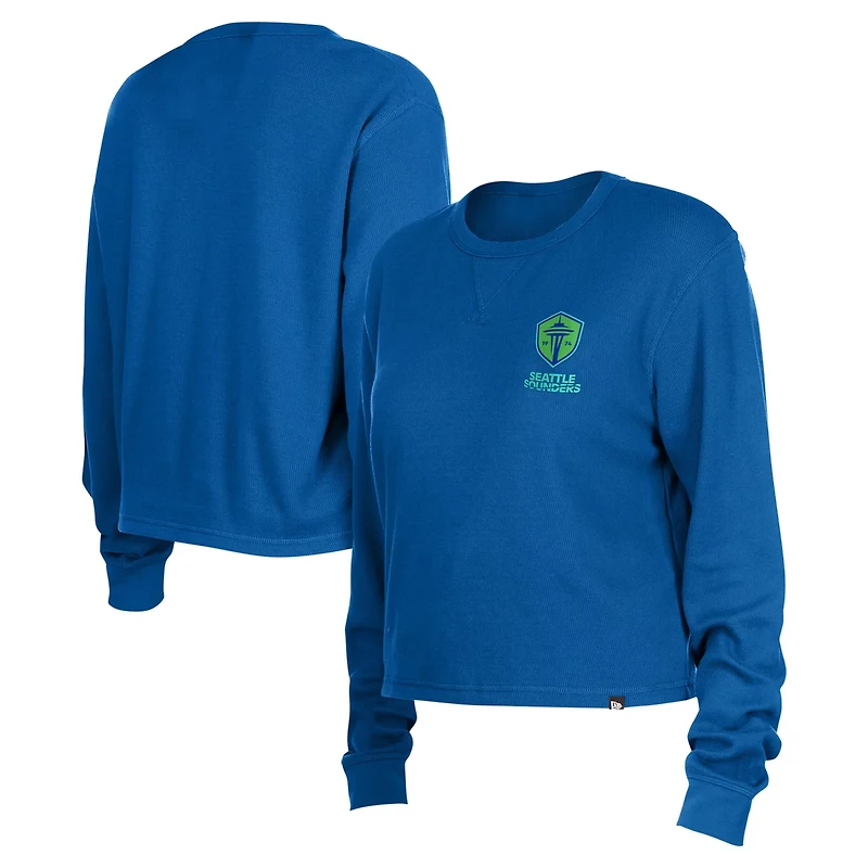 5th  Ocean by New Era Seattle Sounders FC Sport Night Long Sleeve Thermal T-Shirt
