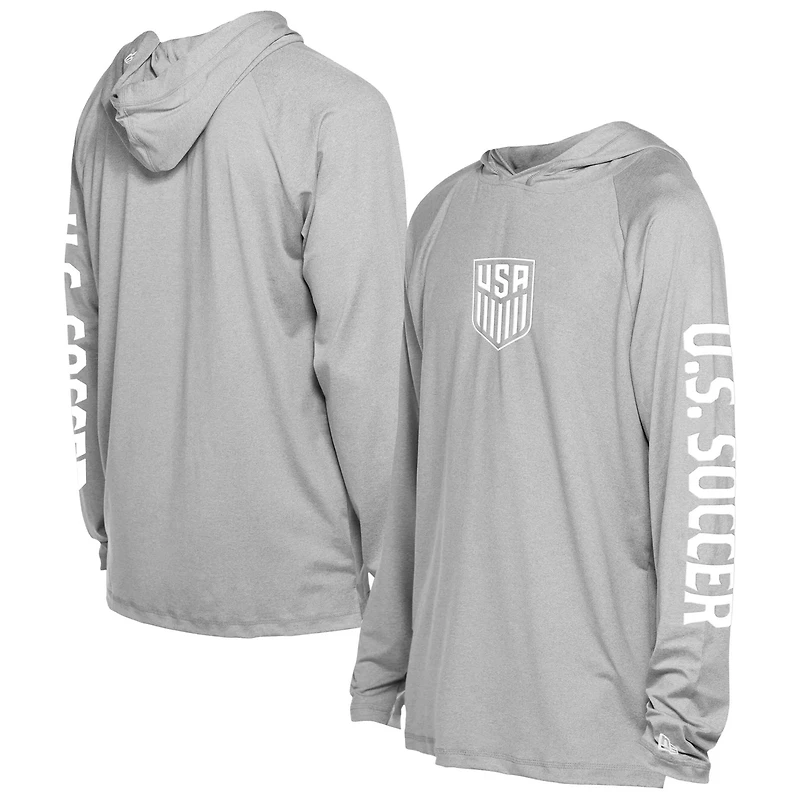 5th Ocean by New Era USMNT Adventure Raglan Long Sleeve Hooded T-Shirt