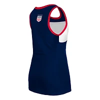 5th  Ocean by New Era USWNT Throwback Jersey Racer Tank Top