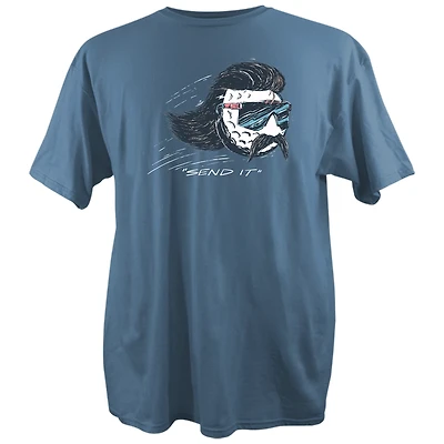 Academy Sports + Outdoors Men's Send It Mullet Ball Graphic T-shirt