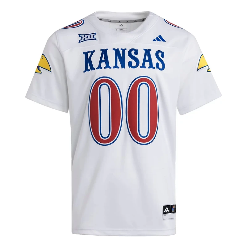 adidas 00 Kansas Jayhawks Premier Strategy Jersey