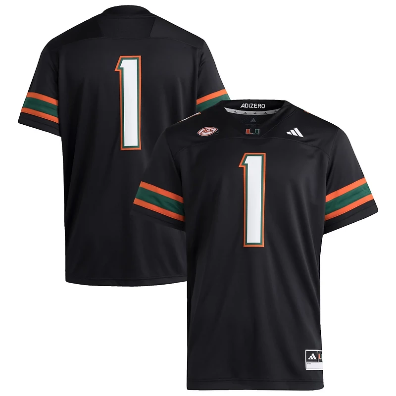 adidas 1 Miami Hurricanes Premier Jersey