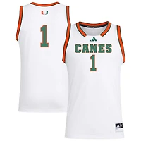 adidas 1 Miami Hurricanes Replica Swingman Jersey