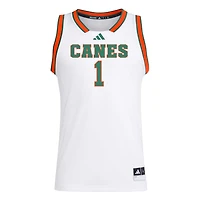 adidas 1 Miami Hurricanes Replica Swingman Jersey