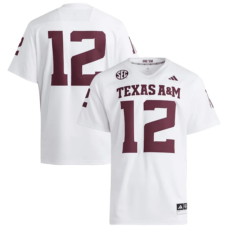 adidas 12 Texas AM Aggies Premier Jersey