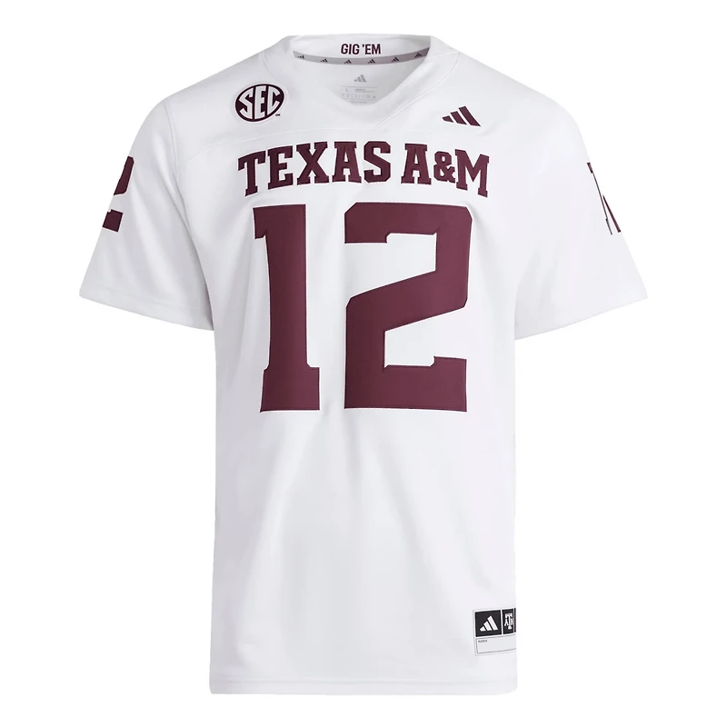 adidas 12 Texas AM Aggies Premier Jersey