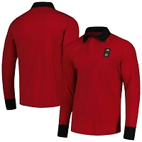 adidas 2023 Player Atlanta United FC Travel Long Sleeve Polo
