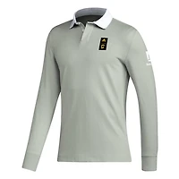 adidas 2023 Player Columbus Crew Travel Long Sleeve Polo