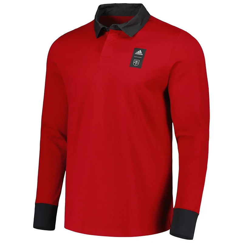 adidas 2023 Player Toronto FC Travel Long Sleeve Polo