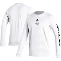 adidas Ajax Team Crest Long Sleeve T-Shirt