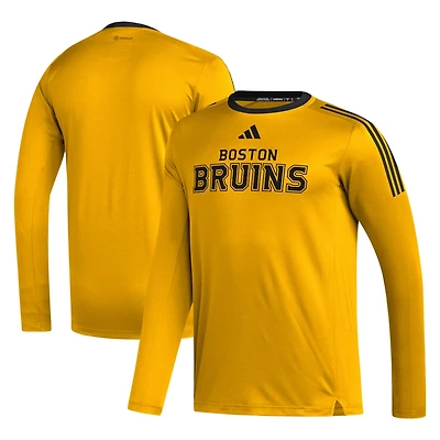 adidas Boston Bruins AEROREADY Long Sleeve T-Shirt