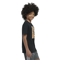 adidas Boys' Baseball Plate Short Sleeve T-shirt