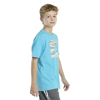 adidas Boys' Camo Box Logo Short Sleeve T-shirt