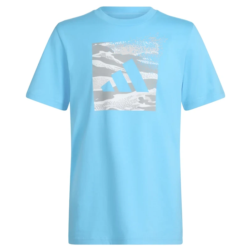 adidas Boys' Camo Box Logo Short Sleeve T-shirt