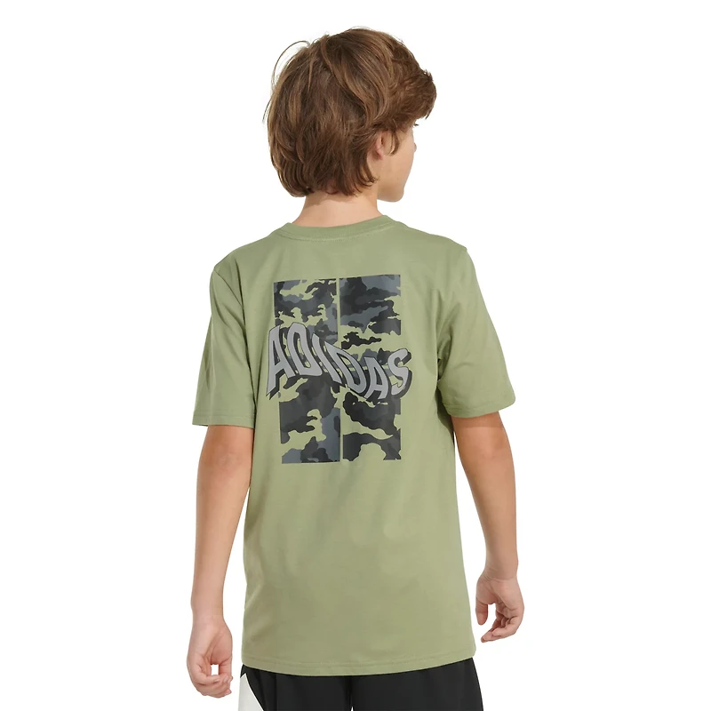 adidas Boys' Camo Mix Up Graphic T-shirt