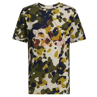 Adidas Boys' Core Camo Short-Sleeve T-Shirt