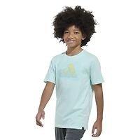 adidas Boys' Digital Distortion Logo Short Sleeve T-shirt