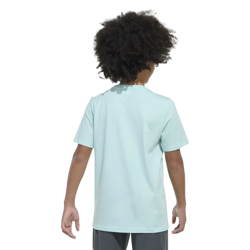 adidas Boys' Digital Distortion Logo Short Sleeve T-shirt