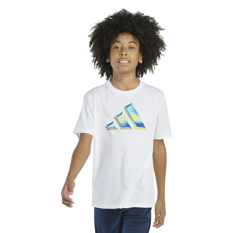 adidas Boys' Heat Map Logo Short Sleeve T-shirt