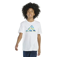 adidas Boys' Heat Map Logo Short Sleeve T-shirt