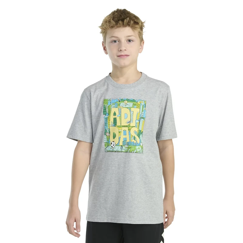adidas Boys' Play Your Way Short Sleeve T-shirt