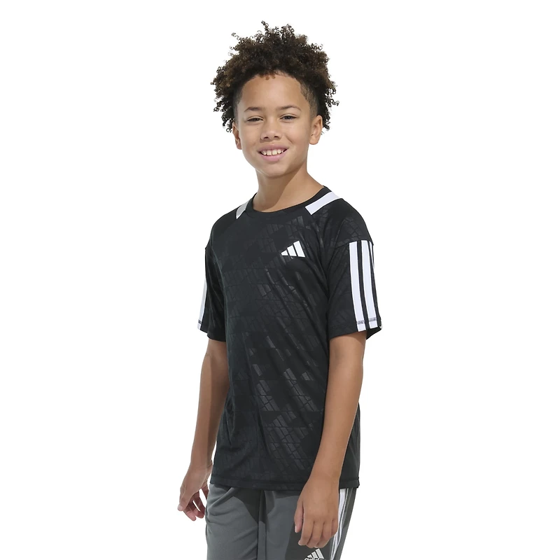 adidas Boys' Soccer Legacy AOP Short Sleeve T-shirt