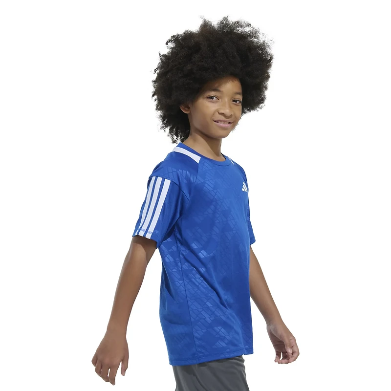 adidas Boys' Soccer Legacy AOP Short Sleeve T-shirt