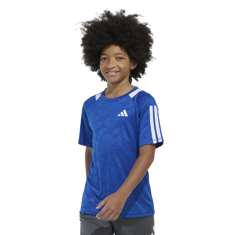 adidas Boys' Soccer Legacy AOP Short Sleeve T-shirt