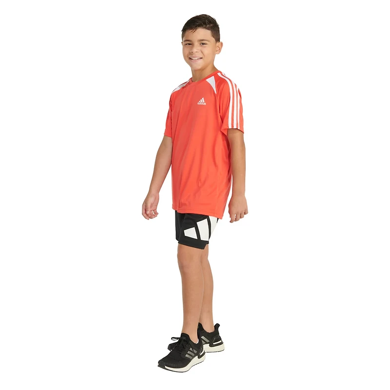 adidas Boys' Soccer Short Sleeve T-shirt