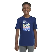 adidas Boys' Surreal Space Short Sleeve T-shirt