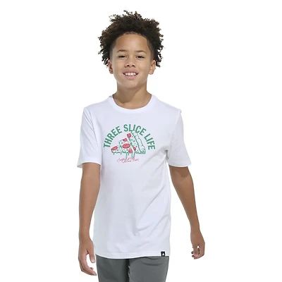 adidas Boys' Three Slice Life Short Sleeve T-shirt