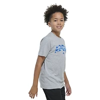 adidas Boys' Tiger Camo Stack Short Sleeve T-shirt